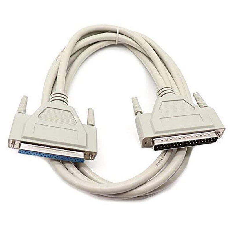 Yohii DB37 Serial Extension Cable 37 Pin 3m/10ft Male to Female for PC Printer Network Modem- (G7.23) - Image 1
